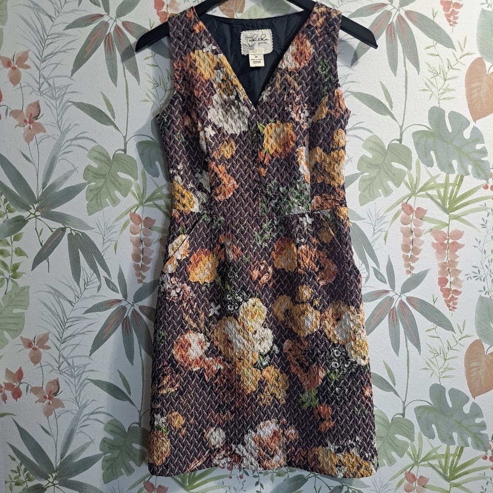 Tabitha Petite Floral Patterned Sleeveless Dress Has Pockets Size 0P